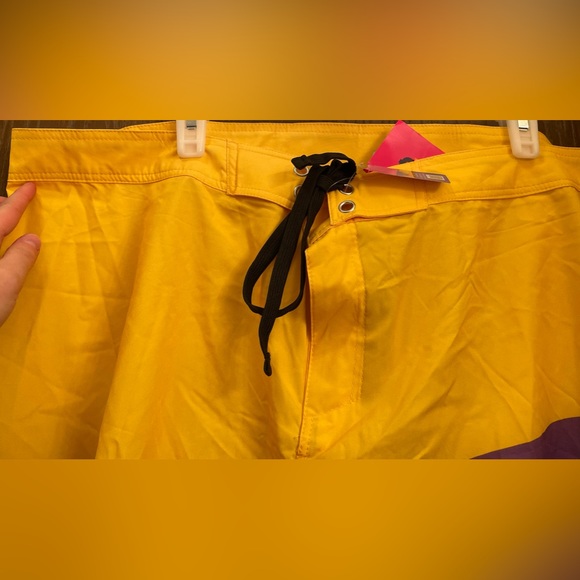 LSU Tigers Color Dive Board Shorts Swimming Trunks Mens Size 40 NWT - Picture 2 of 6